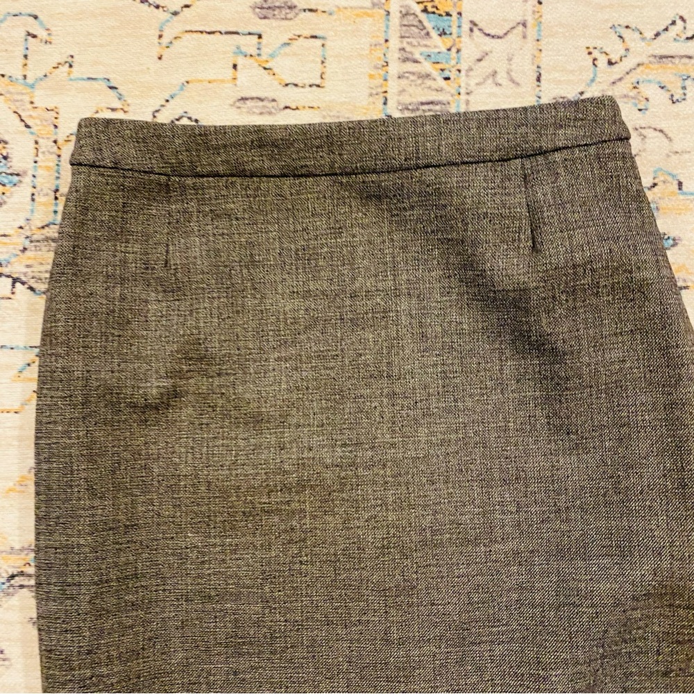 ESCADA Gray Wool Blend Pencil Skirt - Picture 5 of 5